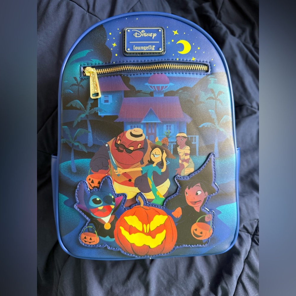 Loungefly Lilo and Stitch trick or treat backpack